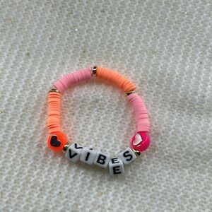 Handmade heishi bracelet
